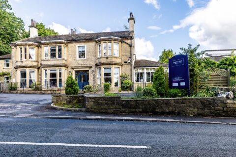 The outside of Grange Court Care Home